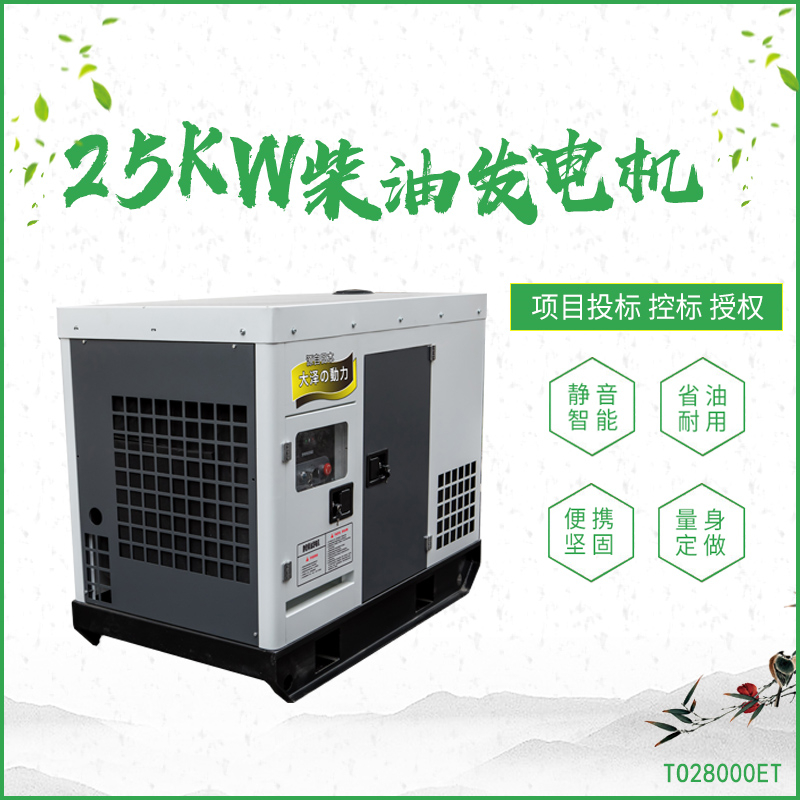 TO28000ET_25KW静音柴油发电机